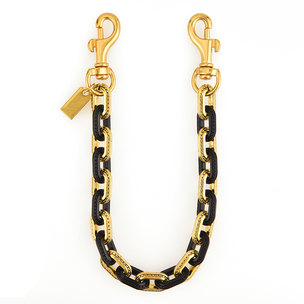 Vintage Fashion Ornaments - Tas Vintage Hiasan Pinggang Hitam Emas