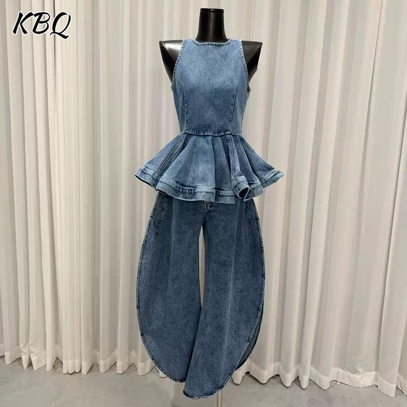 Vintage Fashion Style Female - Set atasan dan bawahan wanita KBQ