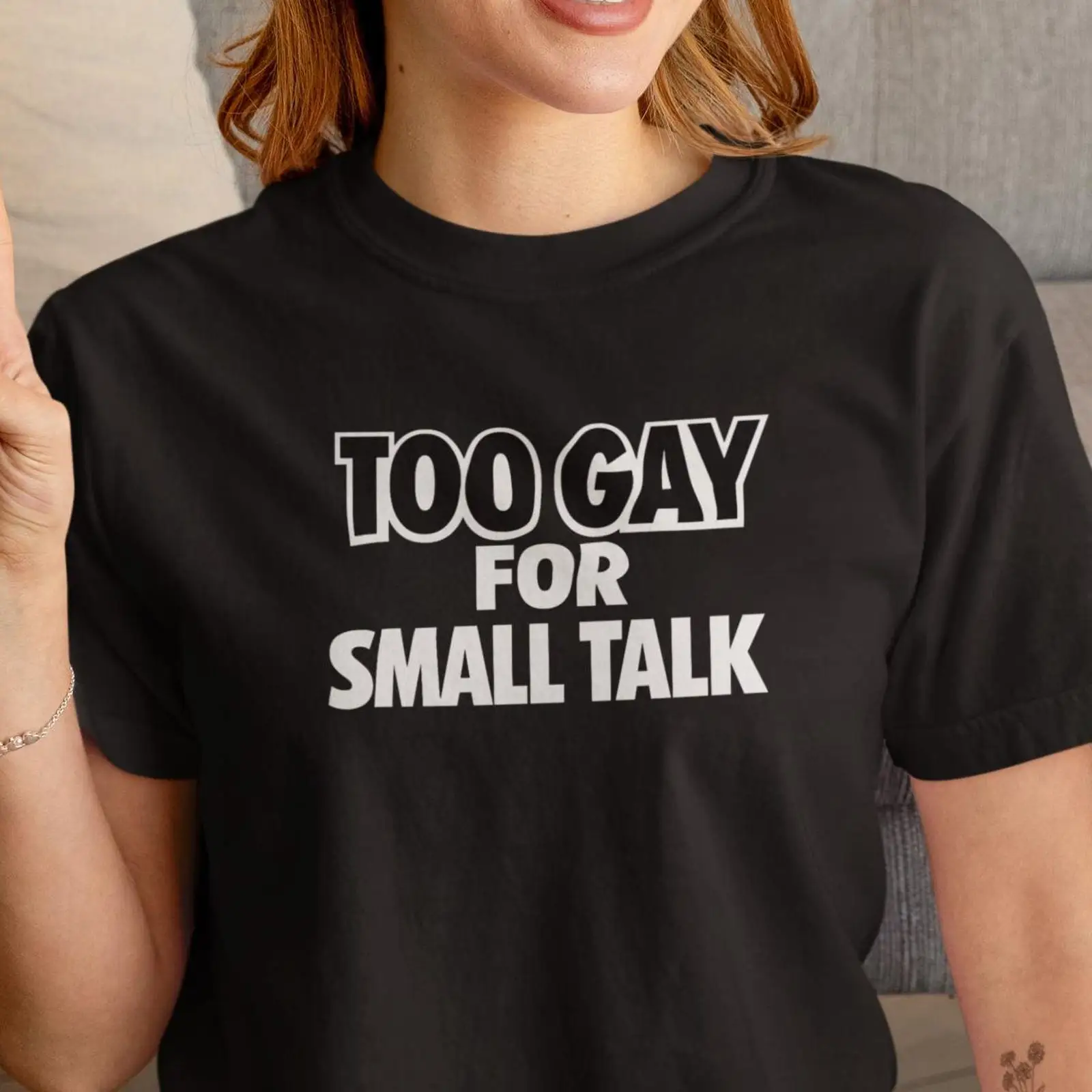 Vintage Queer Fashion - Kaos Too Gay For Small Talk