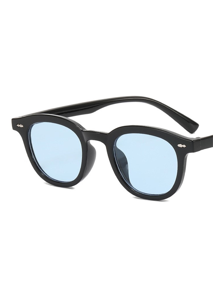 Vintage Fashion Glasses - Kacamata Hitam Bulat Kecil Baru untuk