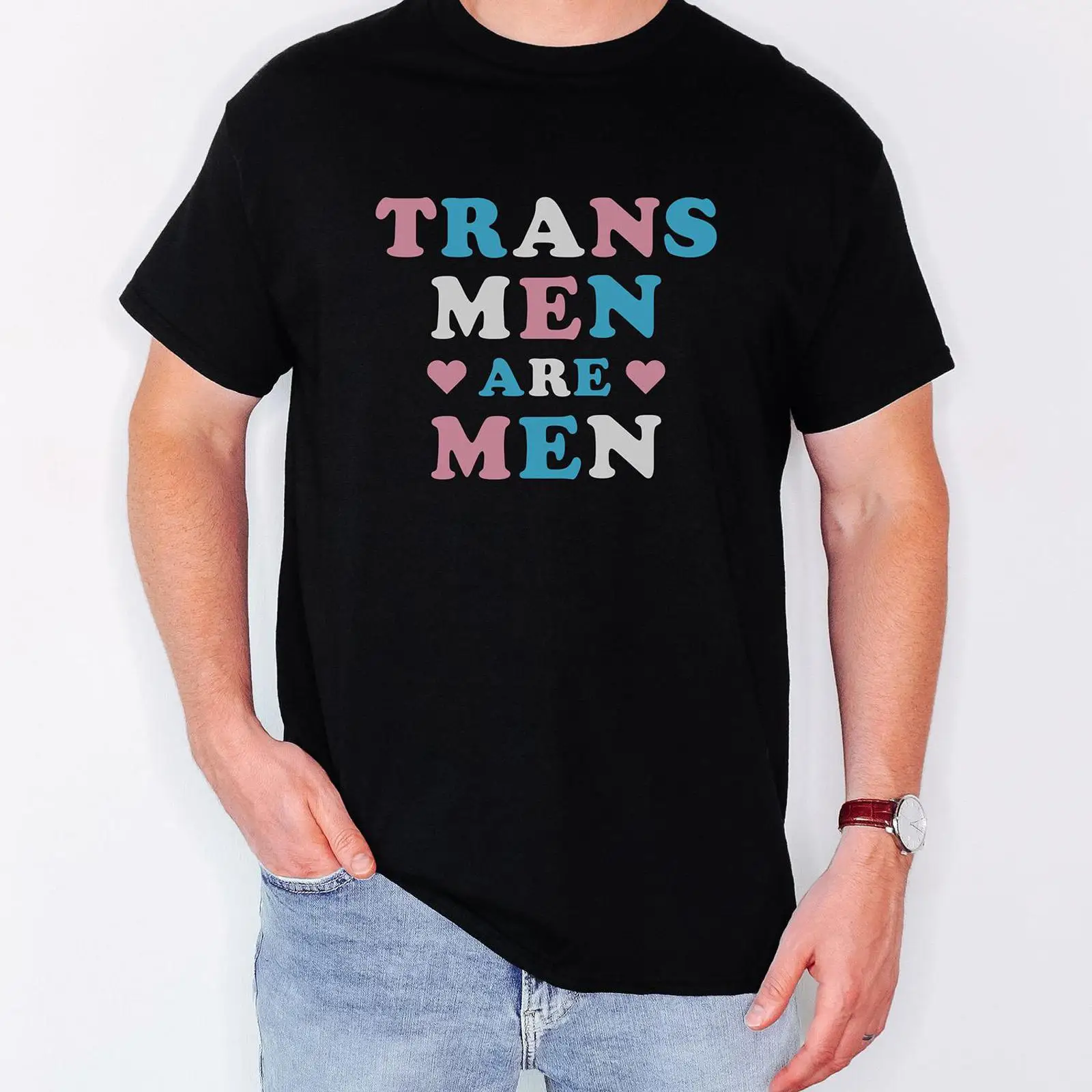Vintage Queer Fashion - Kaos Trans Men Are Pride LGBTQ