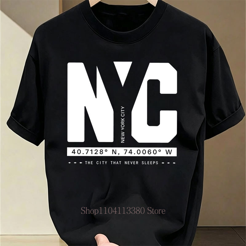 Vintage Fashion Nyc - Kaus Cetak Grafis Nyc untuk Pria