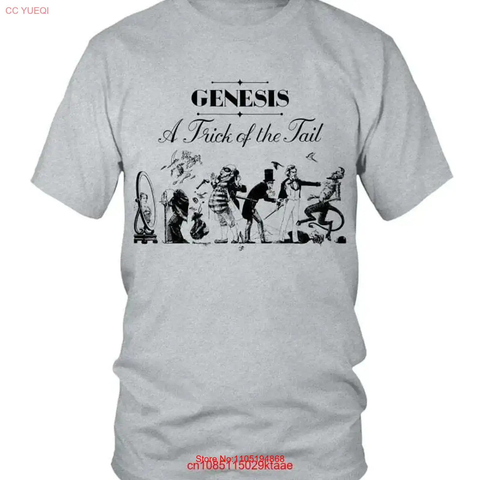 Vintage Flannel Shirt - KAOS GENESIS BAND vintage Washed Breathable