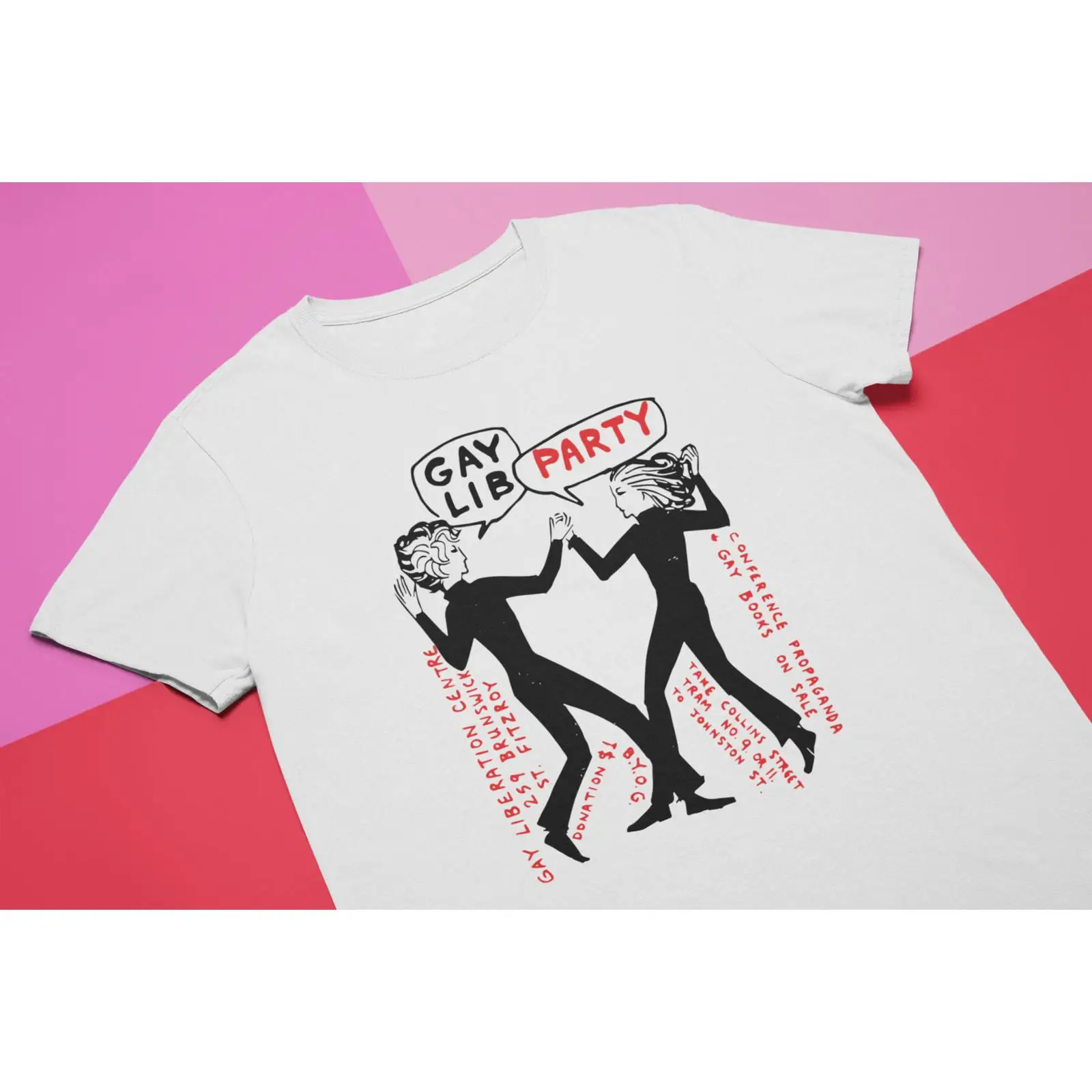 Vintage Queer Fashion - Kaos Pesta Gay Lib Vintage Queer