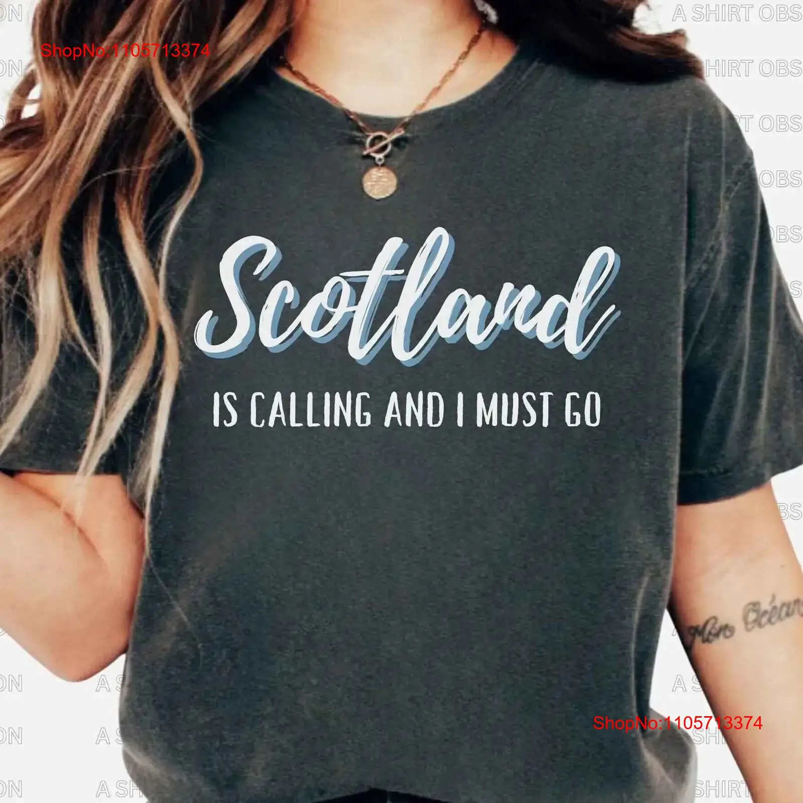 Vintage Fashion Edinburgh - Kaos Skotlandia Gaelic Edinburgh Scottish Glasgow