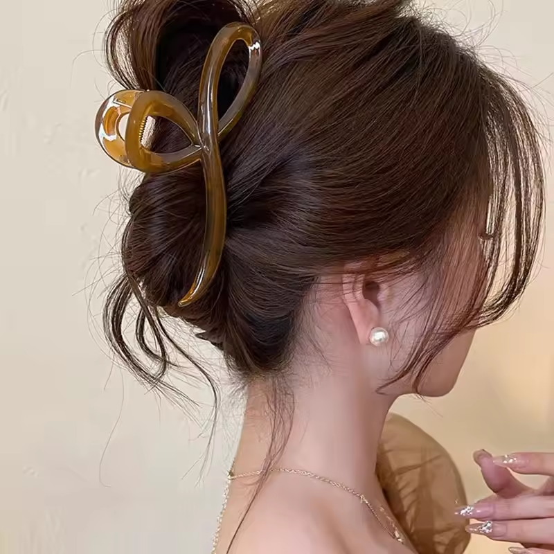 Vintage Fashion Ornaments - Jepit Rambut Pita Warna Jelly Elegan