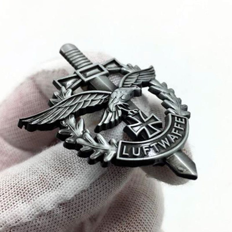 Vintage Fashion Ornaments - Bros Logam Elang Prusia Jerman, Emblem