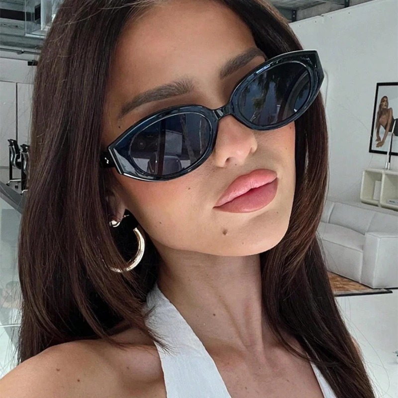 Vintage Fashion Glasses - Kacamata Hitam Cat Eye Vintage Wanita