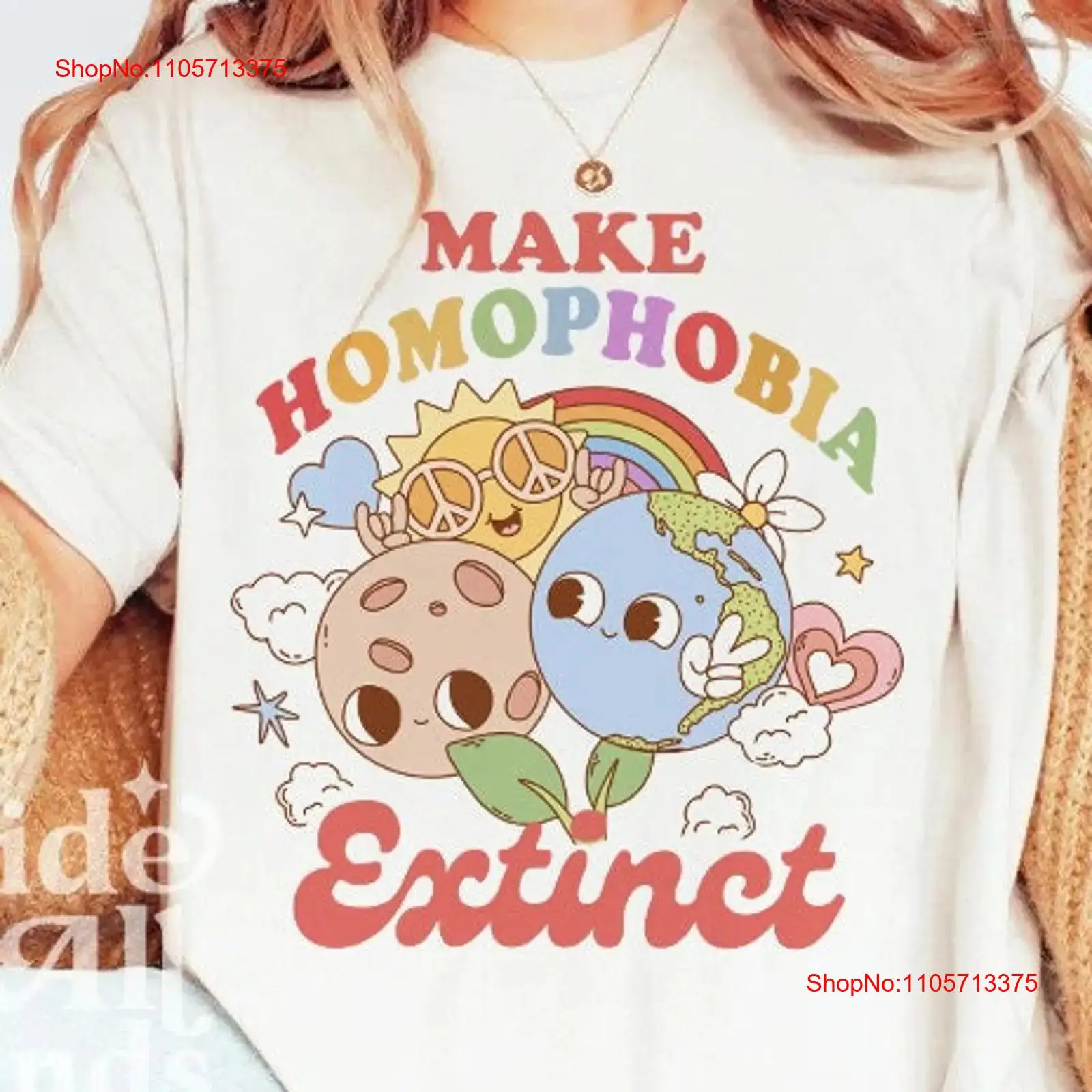 Vintage Queer Fashion - Kaos Make Homophobia Extinct, Kaos Kebanggaan