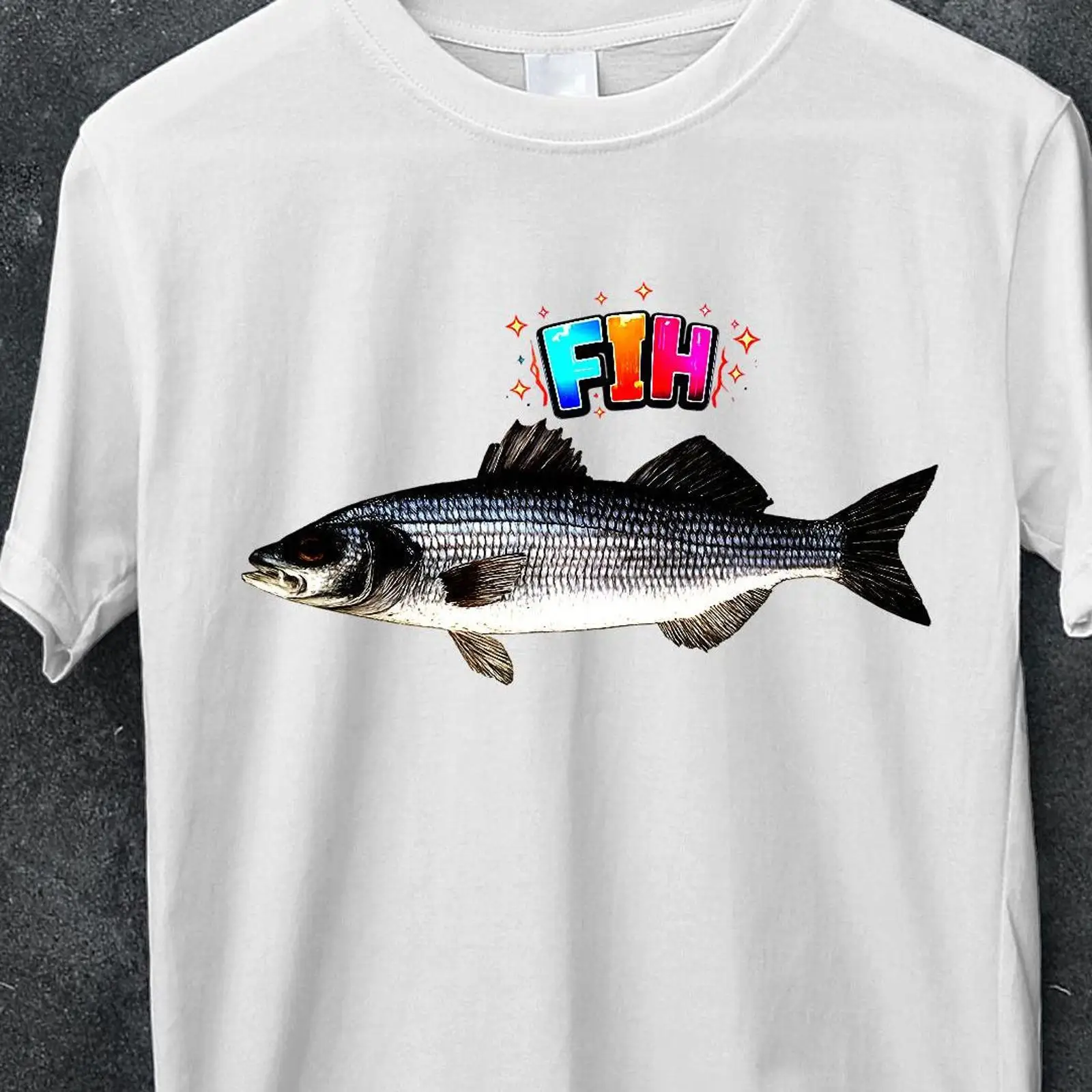 Vintage Fashion Gen Z - Kaos Meme Fih Fish Lucu Gen
