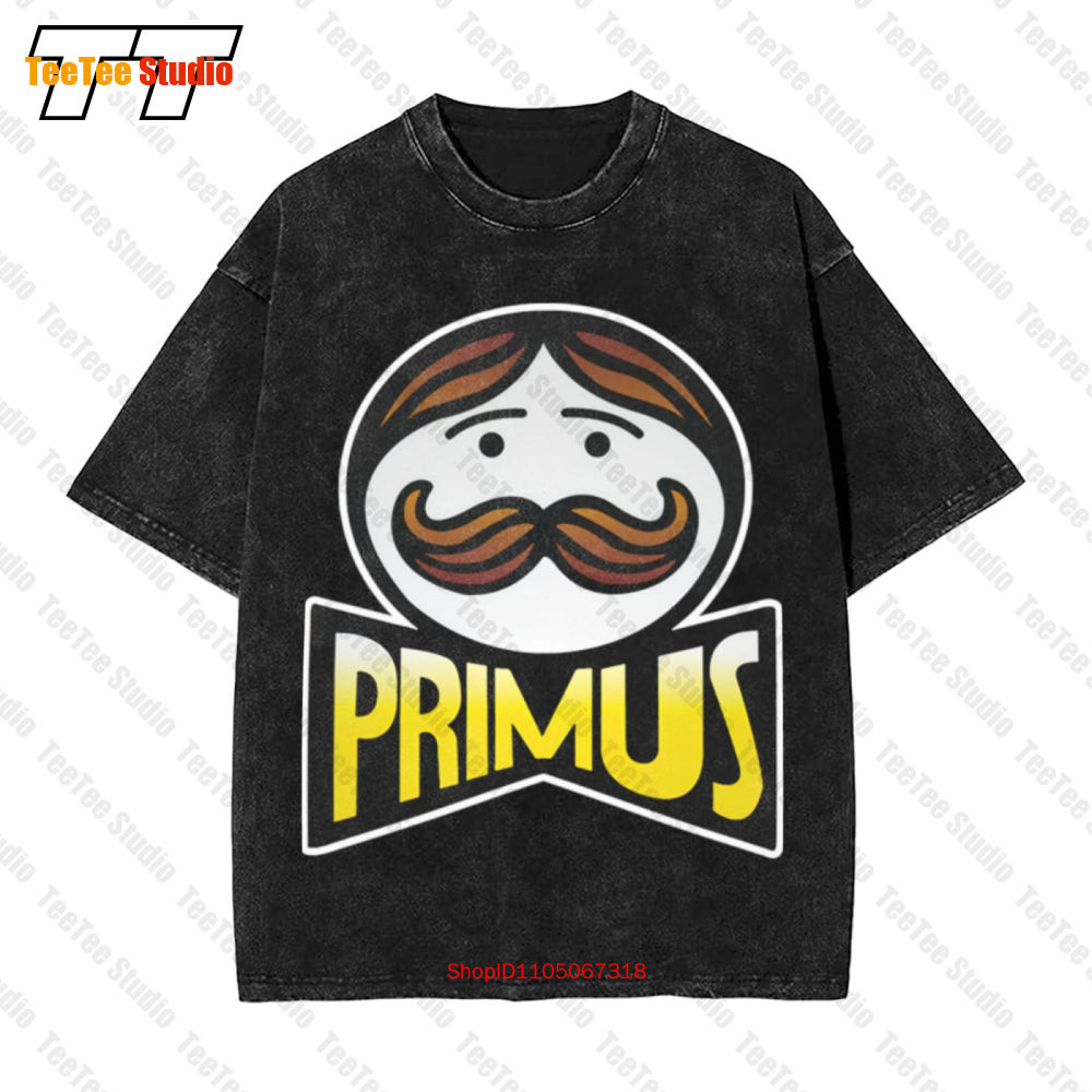 Vintage Flannel Shirt - Kaos Besar Vintage Logo Primus Band