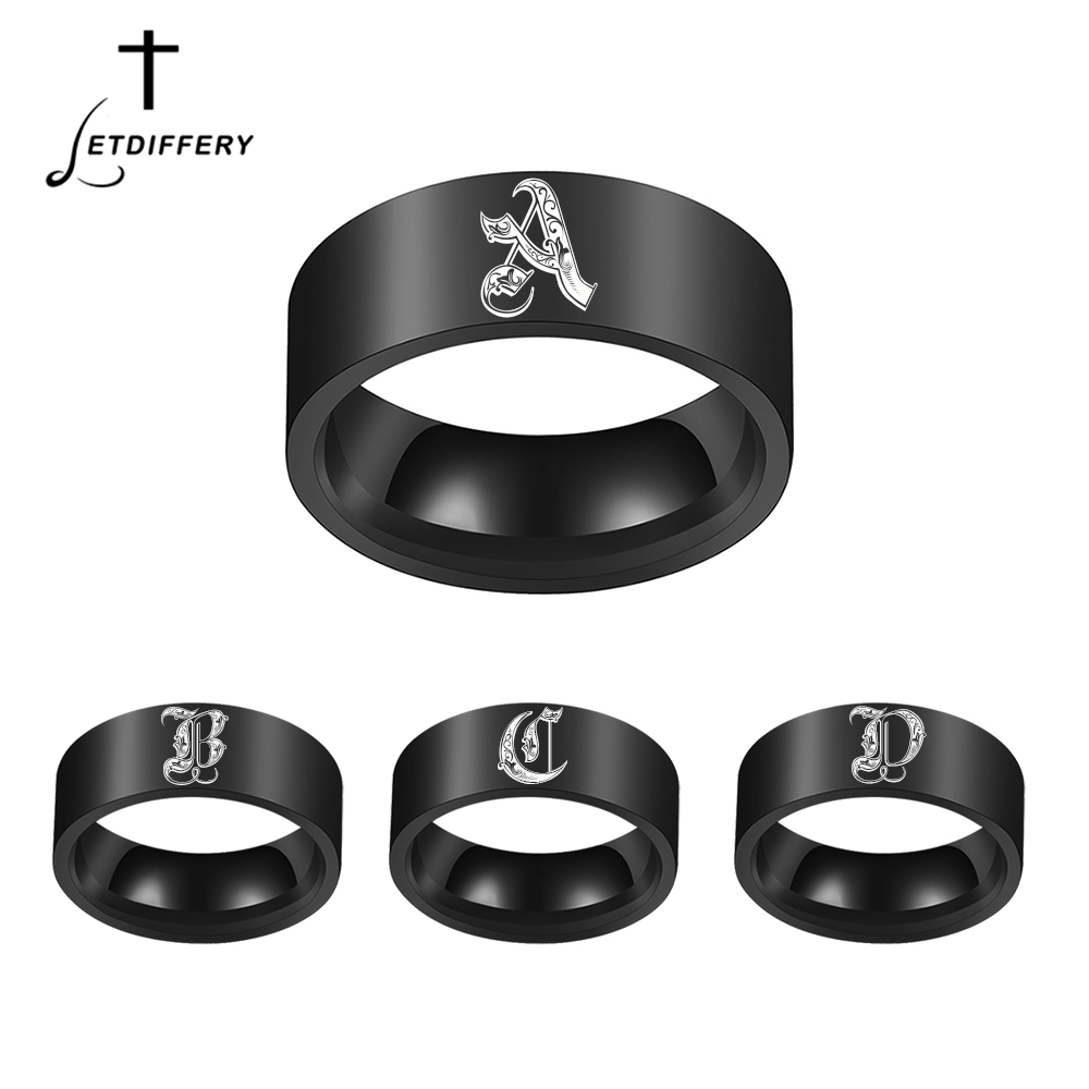 Vintage Fashion Rings - Letdiffery Cincin Nama Berukir Antik Baru