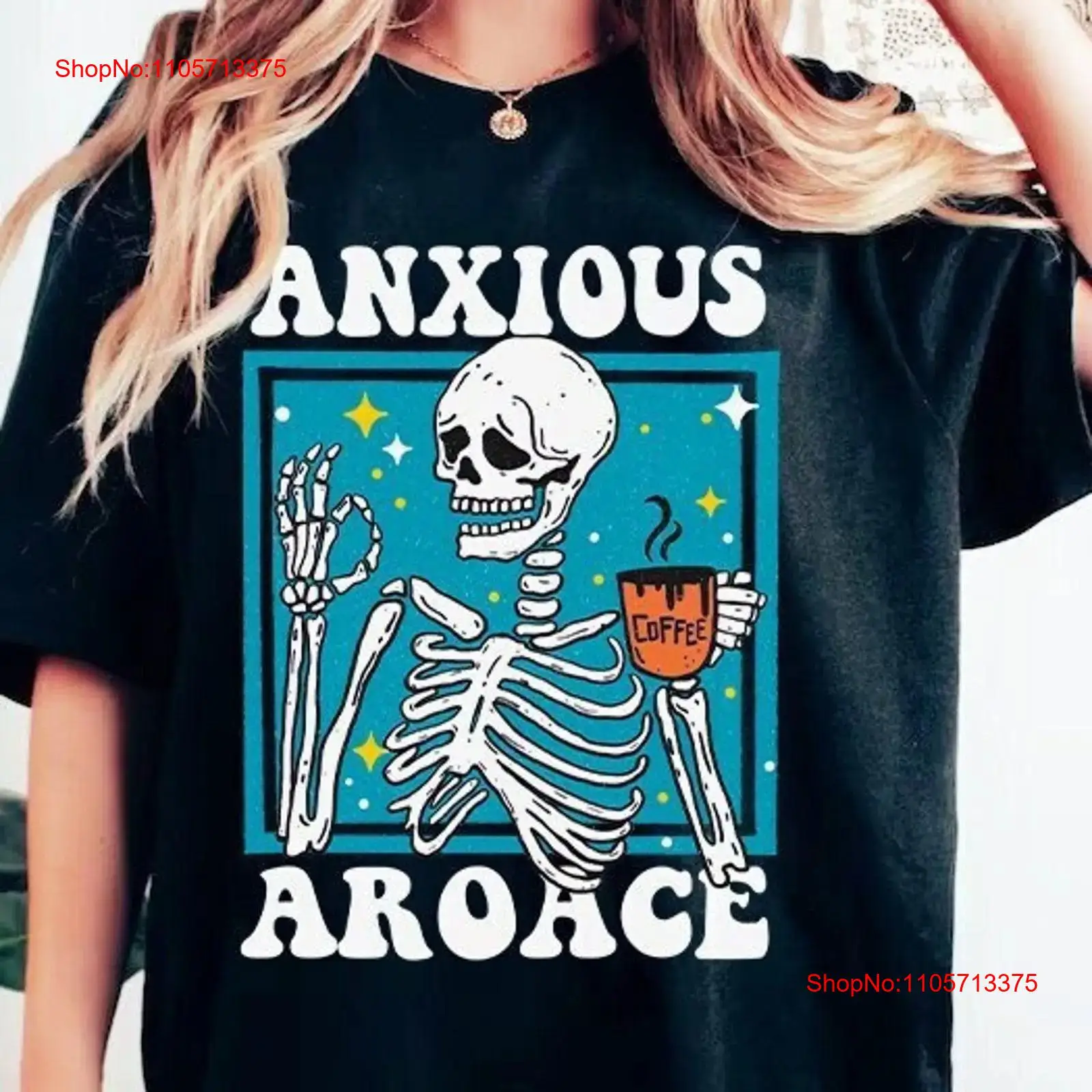 Vintage Queer Fashion - Kaos Aroace Anti-Kecemasan, Kaos Kebanggaan Aromantic