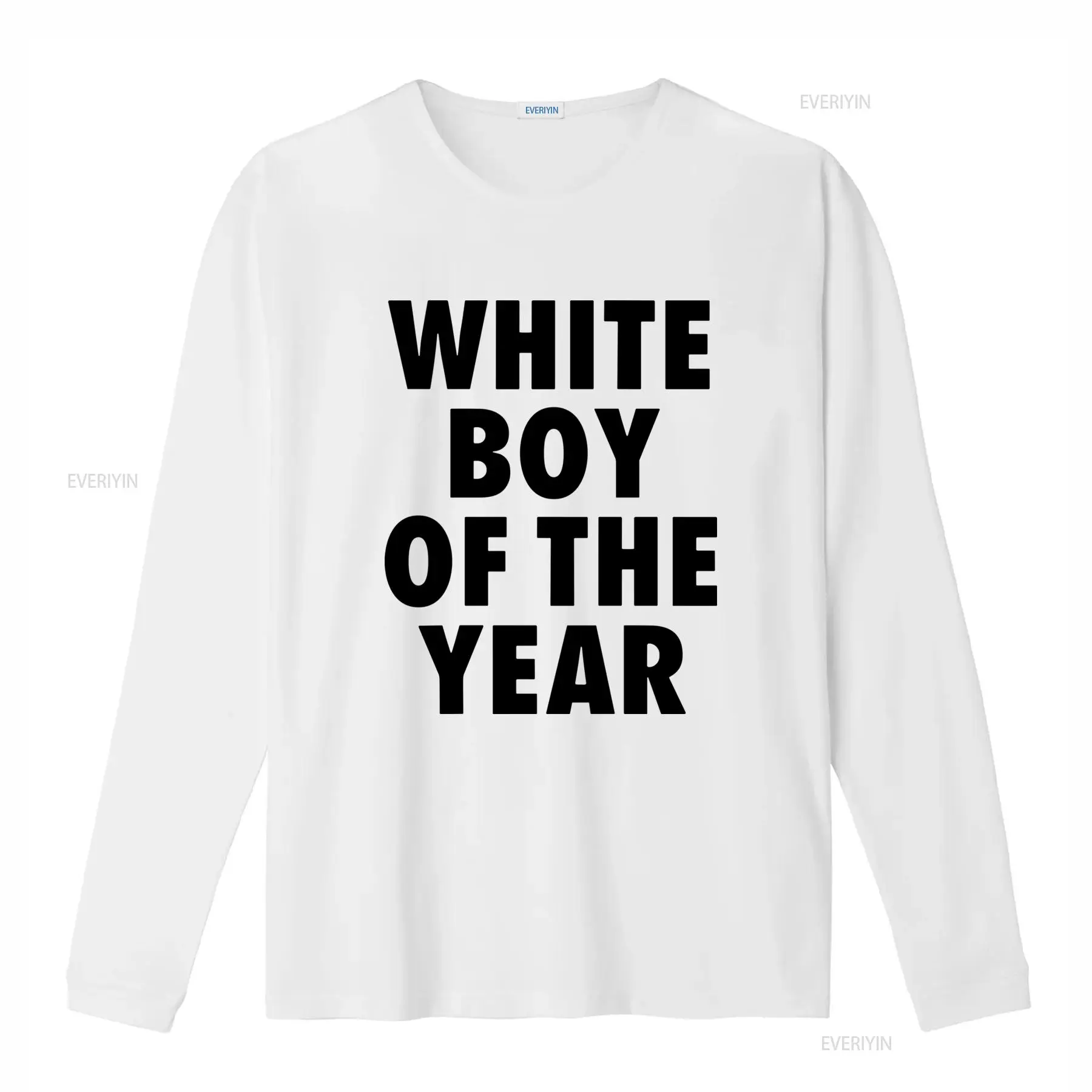 Kaos White Boy Of The Year Luc - Vintage Fashion Gen Z ulasan dan harga