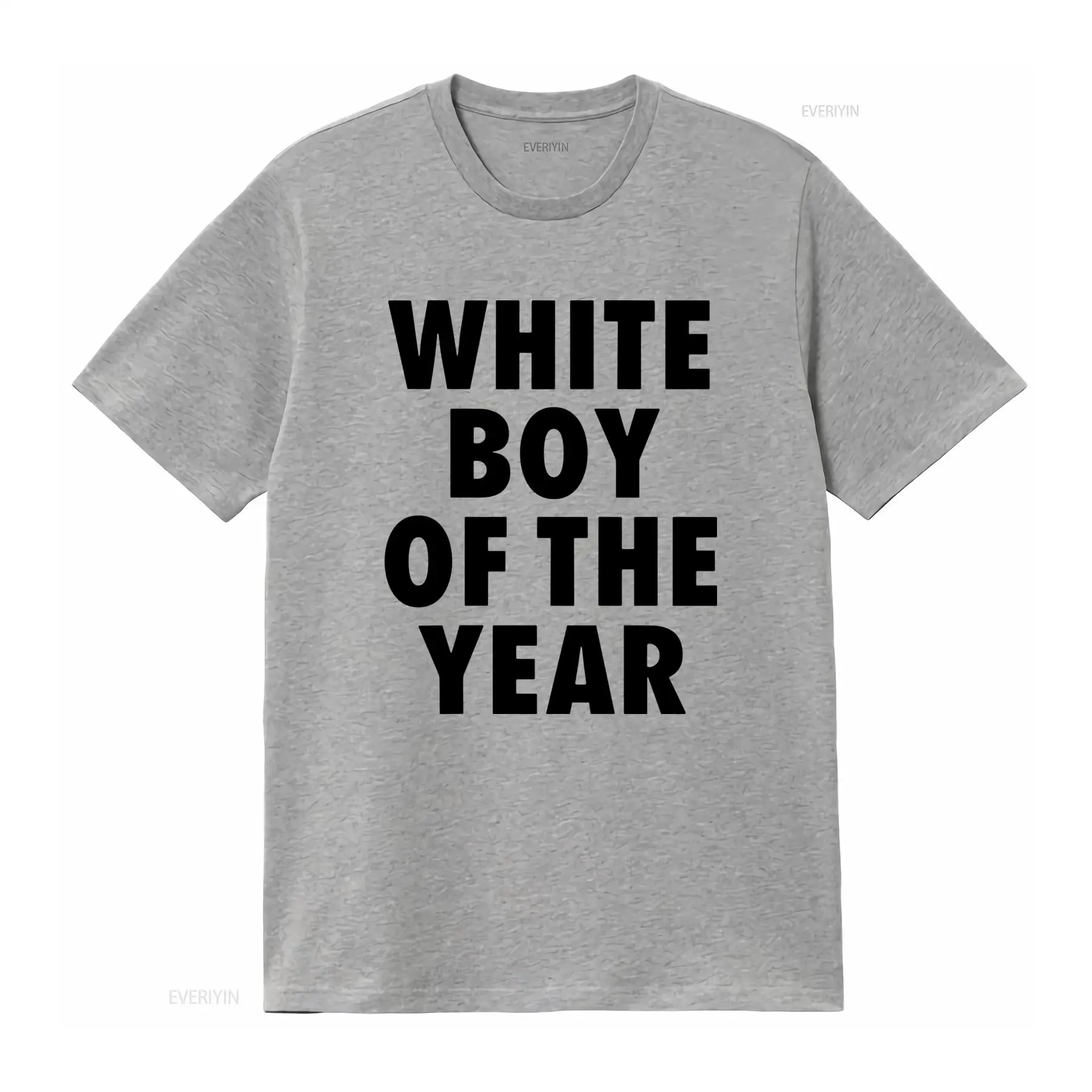 Kaos White Boy Of The Year Luc - Vintage Fashion Gen Z ulasan dan harga