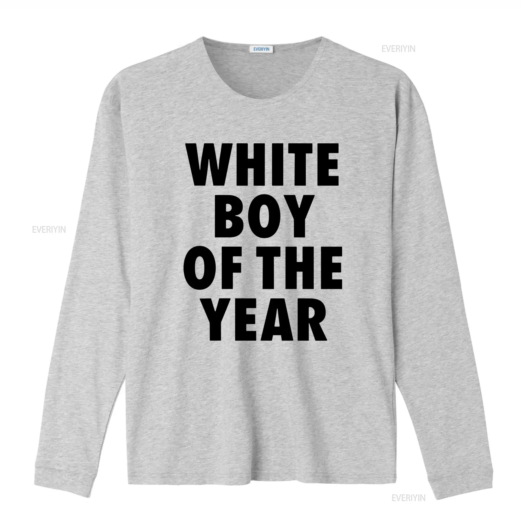 Kaos White Boy Of The Year Luc - Vintage Fashion Gen Z ulasan dan harga