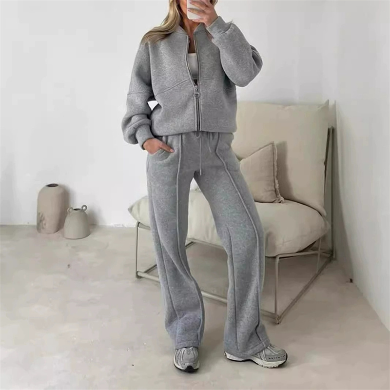 Setelan Olahraga Kasual Wanita - Wide Leg Trouser 70S ulasan dan harga