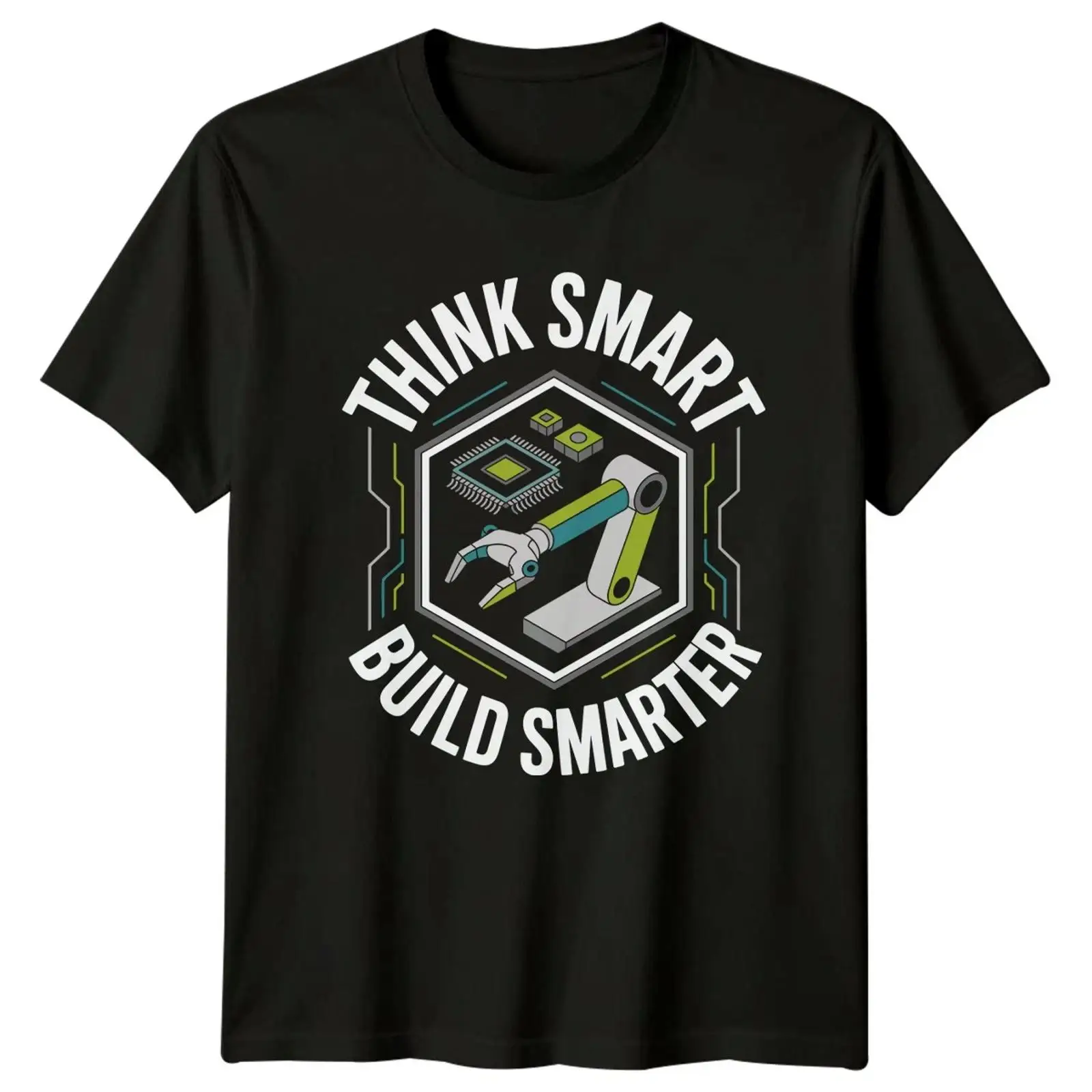 Think Smart Build Smarter Kaos - Vintage Fashion Build ulasan dan harga