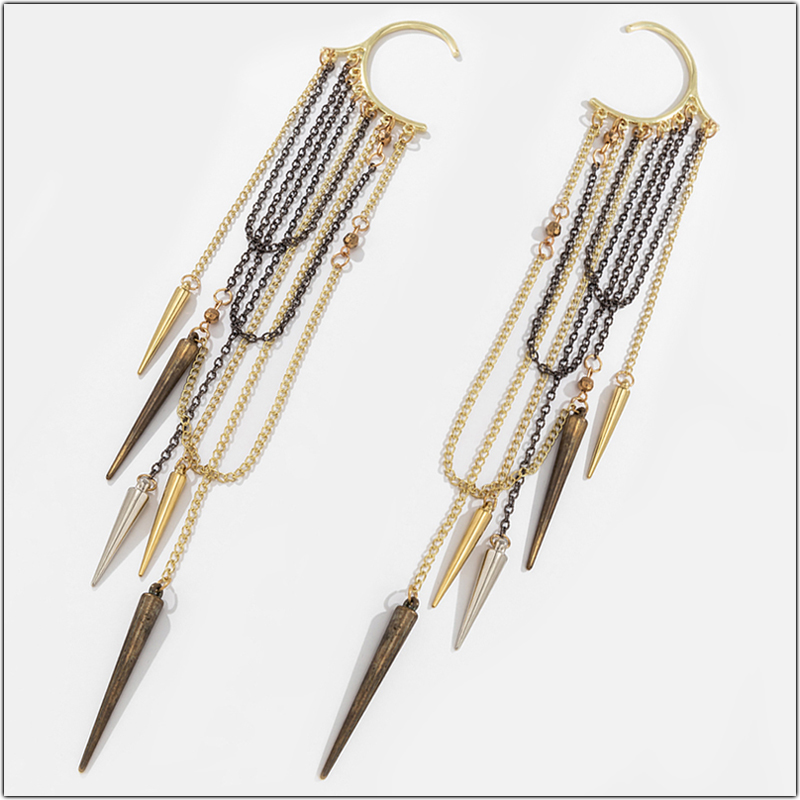 1 buah anting-anting klip kait - Vintage Fashion Ornaments ulasan dan harga