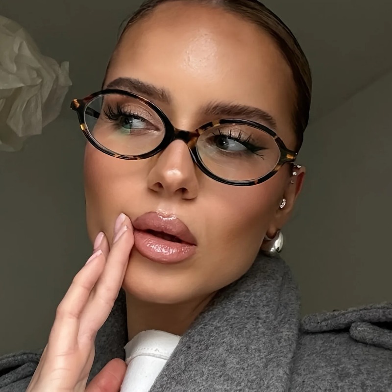 Kacamata Hitam Oval Antik Wani - Vintage Fashion Glasses ulasan dan harga