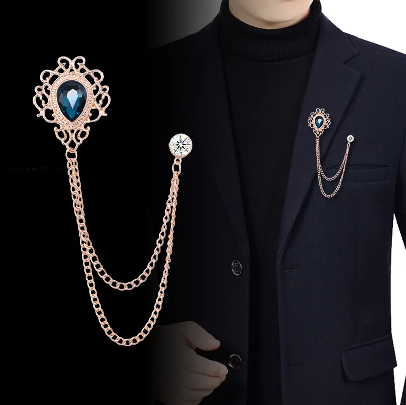 Pin Kerah Kristal Berlian Imit - Vintage Fashion Women ulasan dan harga