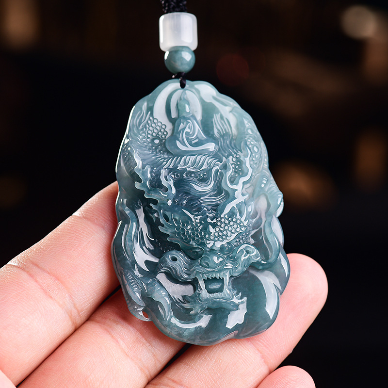 Kalung Liontin Naga Giok Burma - Vintage Fashion And Design ulasan dan harga
