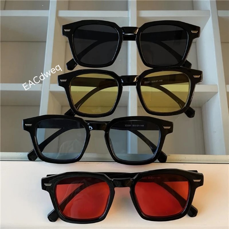 Kacamata Hitam Vintage Persegi - Vintage Fashion Glasses ulasan dan harga