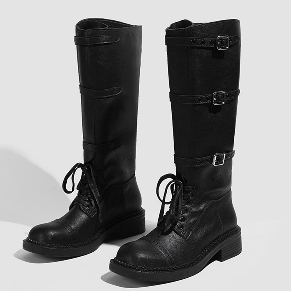 Sepatu Bot Setinggi Lutut Wani - Vintage Fashion And Design ulasan dan harga