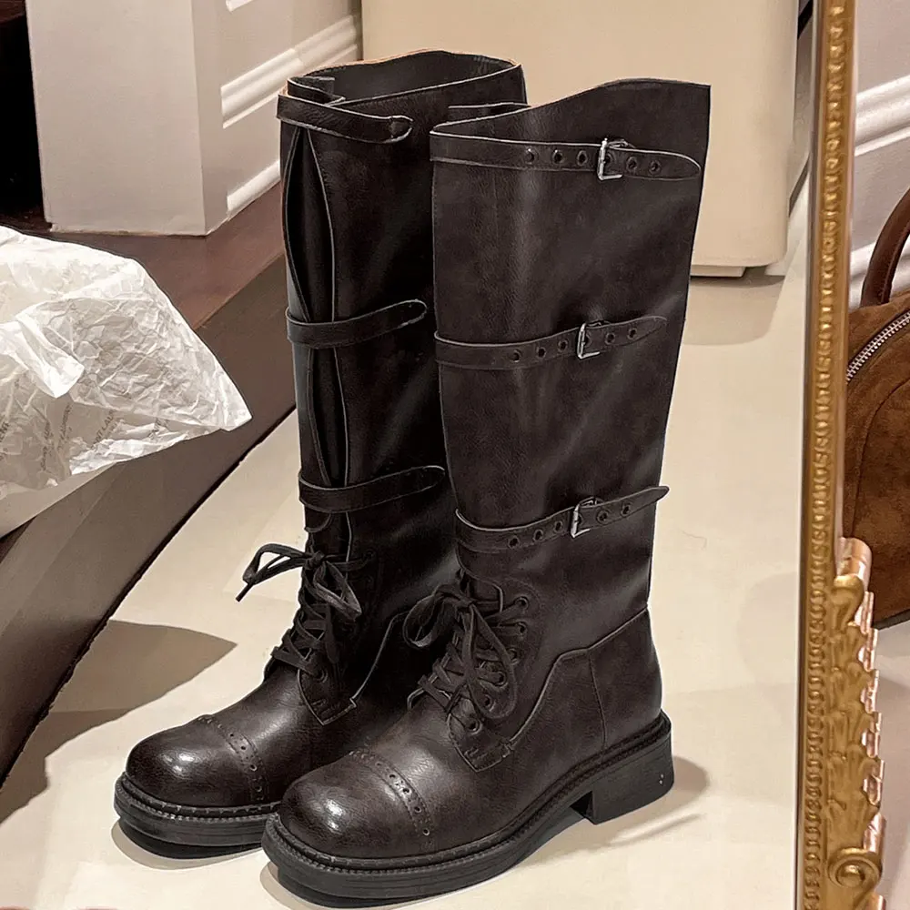 Sepatu Bot Setinggi Lutut Wani - Vintage Fashion And Design ulasan dan harga