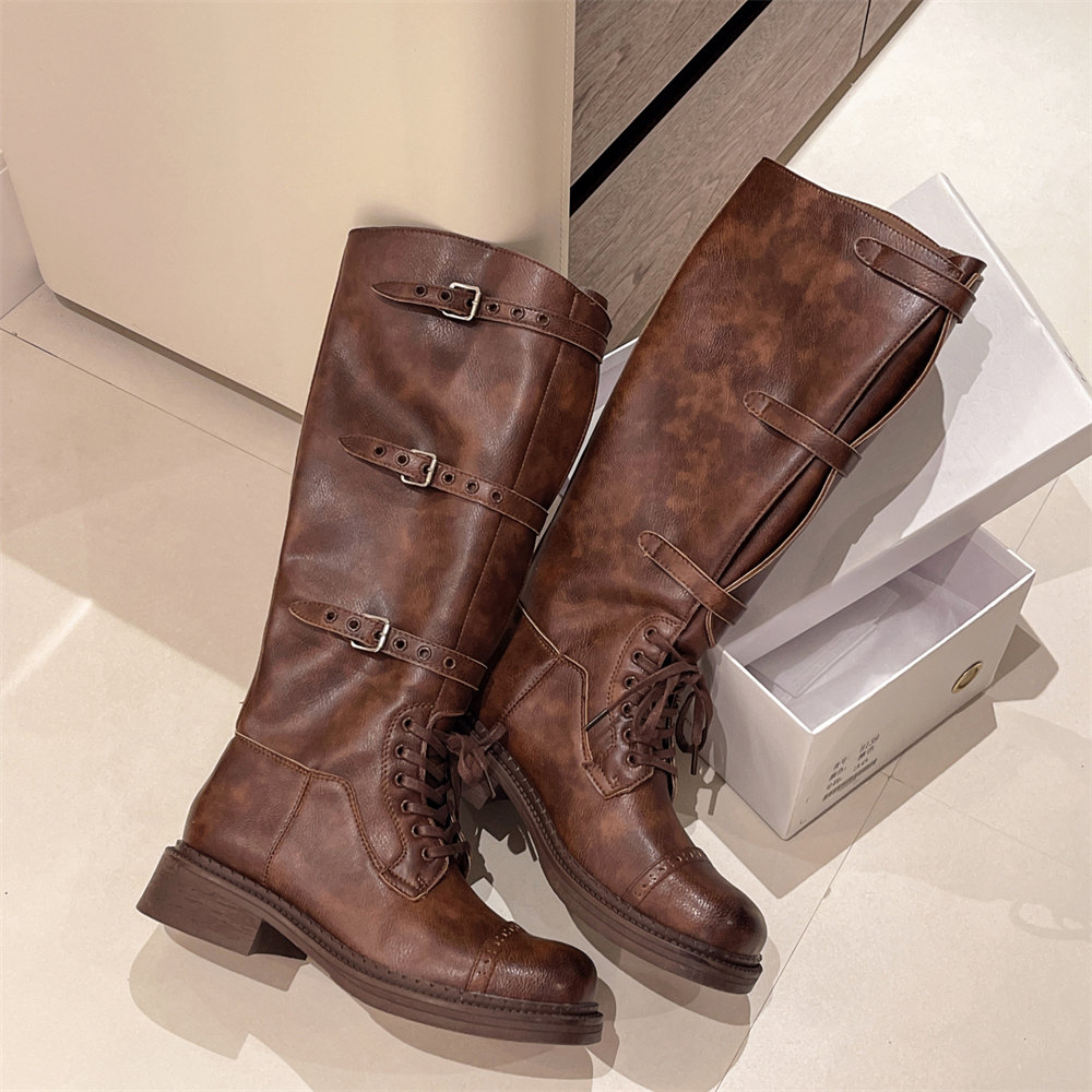 Sepatu Bot Setinggi Lutut Wani - Vintage Fashion And Design ulasan dan harga