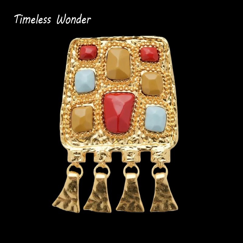 Bros Pin Retro Geo Timeless Wo - Vintage Fashion Runway ulasan dan harga