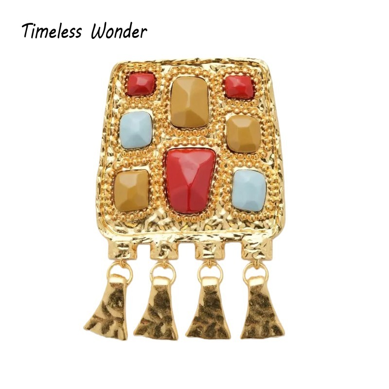 Bros Pin Retro Geo Timeless Wo - Vintage Fashion Runway ulasan dan harga