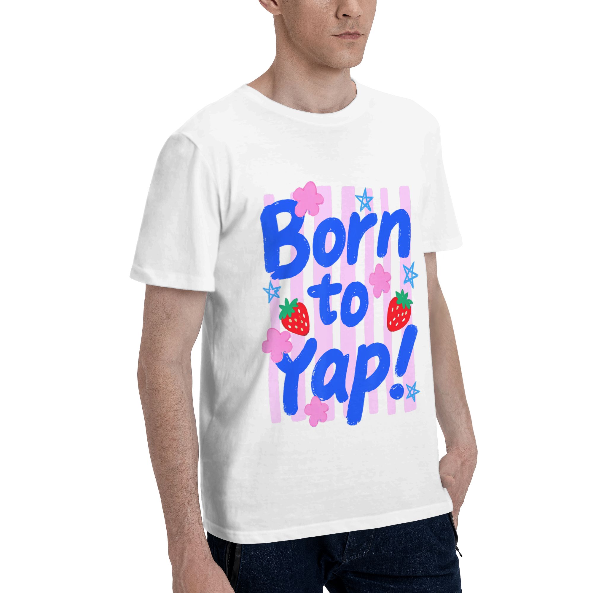 Preppy Born To Yap Stripes Luc - Vintage Fashion Gen Z ulasan dan harga