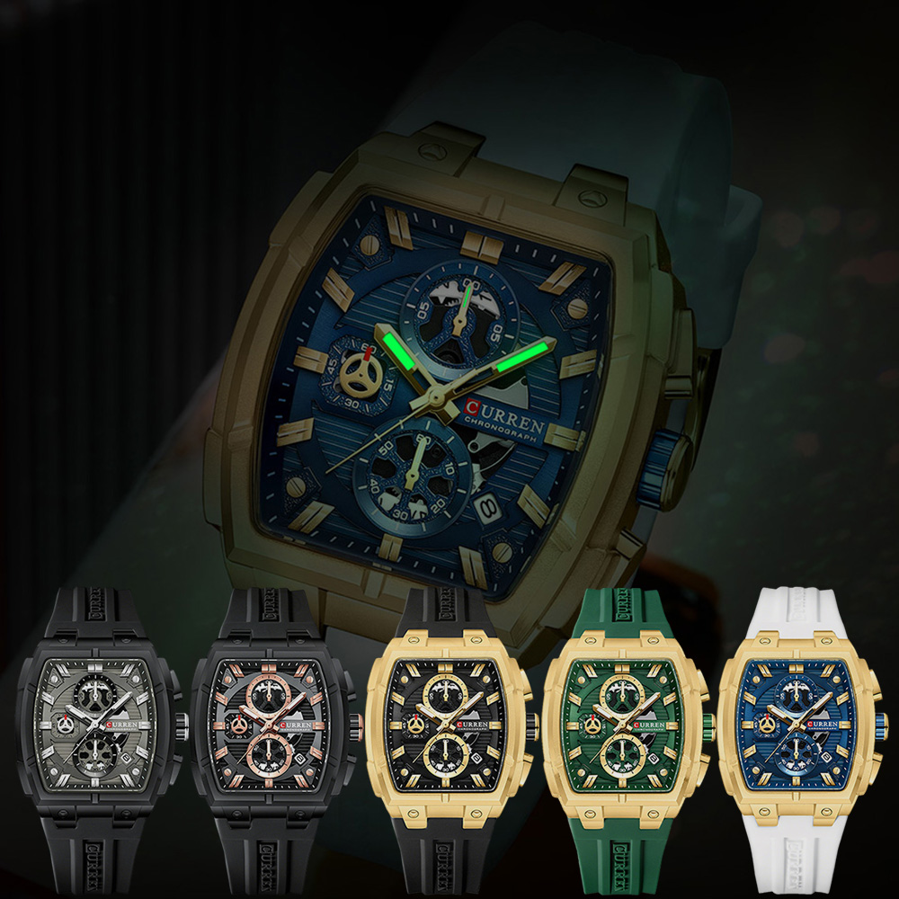 Jam Tangan Mewah Vintage CURRE - Vintage Fashion Luxury ulasan dan harga
