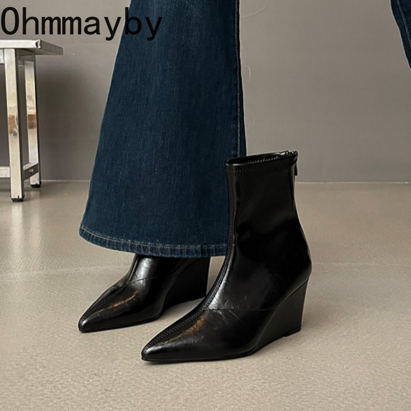 Sepatu Bot Wanita Musim Gugur  - Vintage Fashion Style Female ulasan dan harga