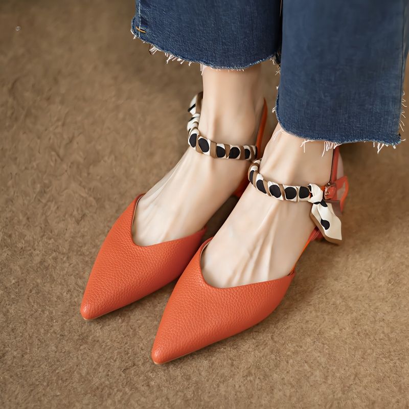 Sandal Wanita Runcing Perancis - Vintage Fashion Style Female ulasan dan harga
