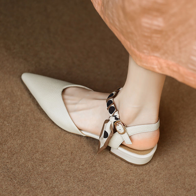 Sandal Wanita Runcing Perancis - Vintage Fashion Style Female ulasan dan harga