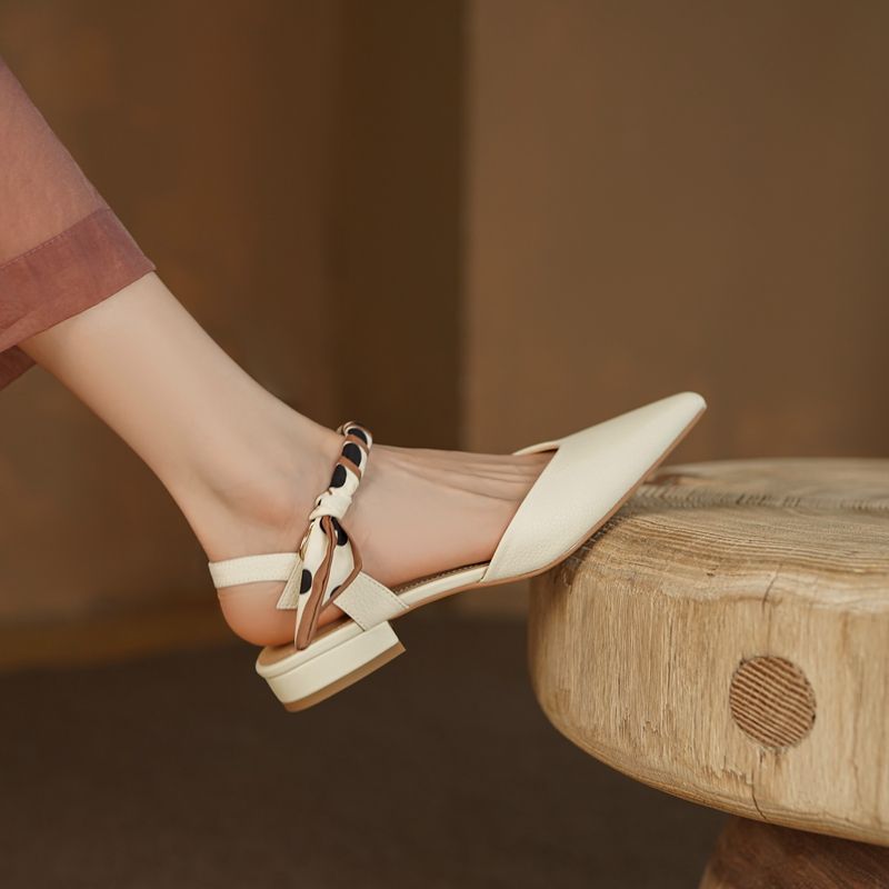 Sandal Wanita Runcing Perancis - Vintage Fashion Style Female ulasan dan harga