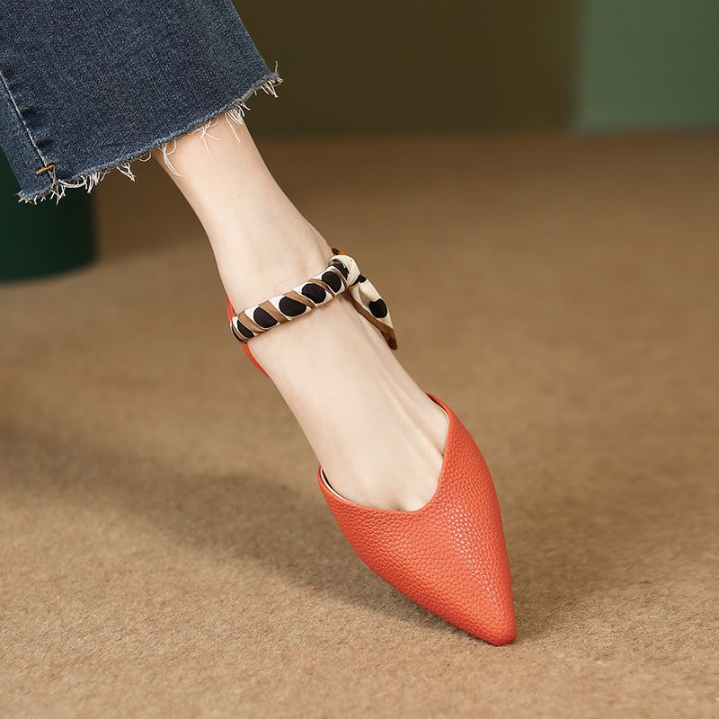Sandal Wanita Runcing Perancis - Vintage Fashion Style Female ulasan dan harga