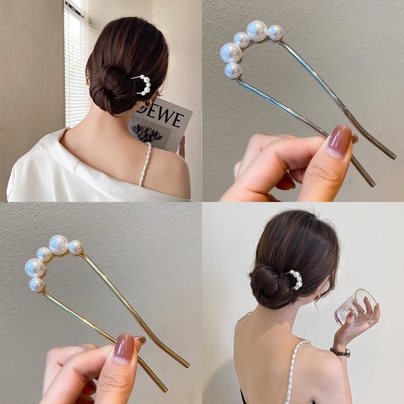Jepit Rambut Bentuk U Vintage  - Vintage Fashion Accessories ulasan dan harga