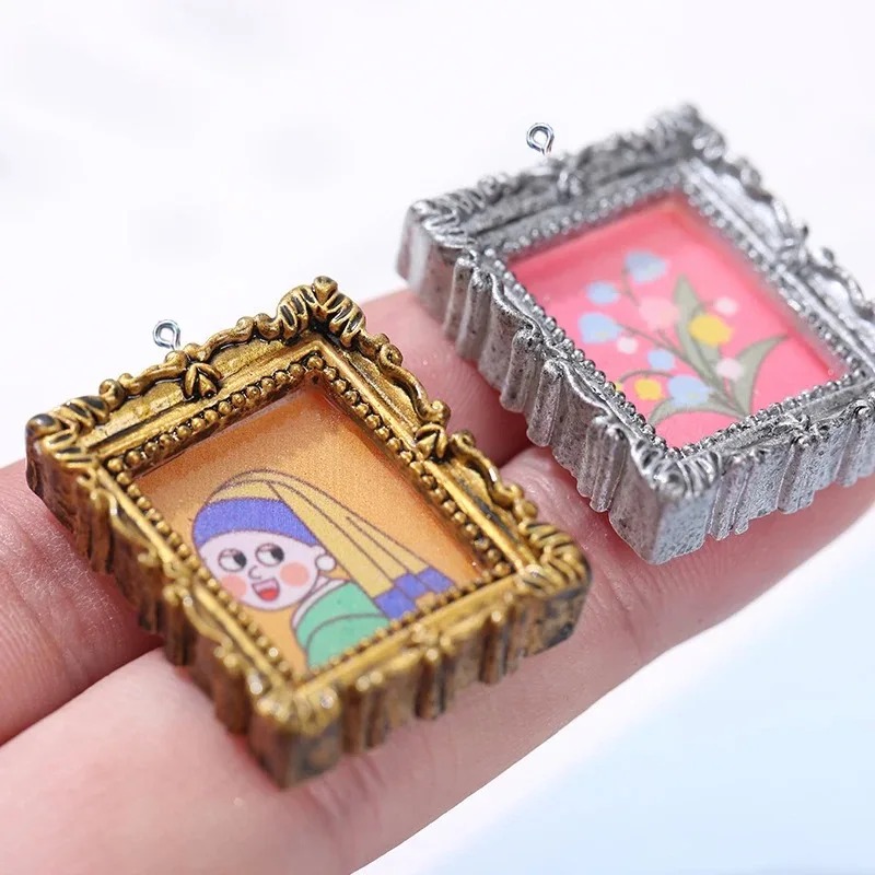 10 Buah Liontin Bingkai Foto R - Vintage Fashion Accessories ulasan dan harga