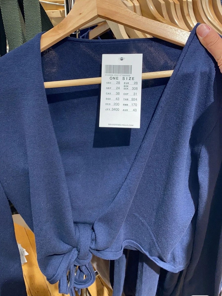 Kaus Lengan Panjang Rajutan Be - Crop Cardigan Vintage ulasan dan harga