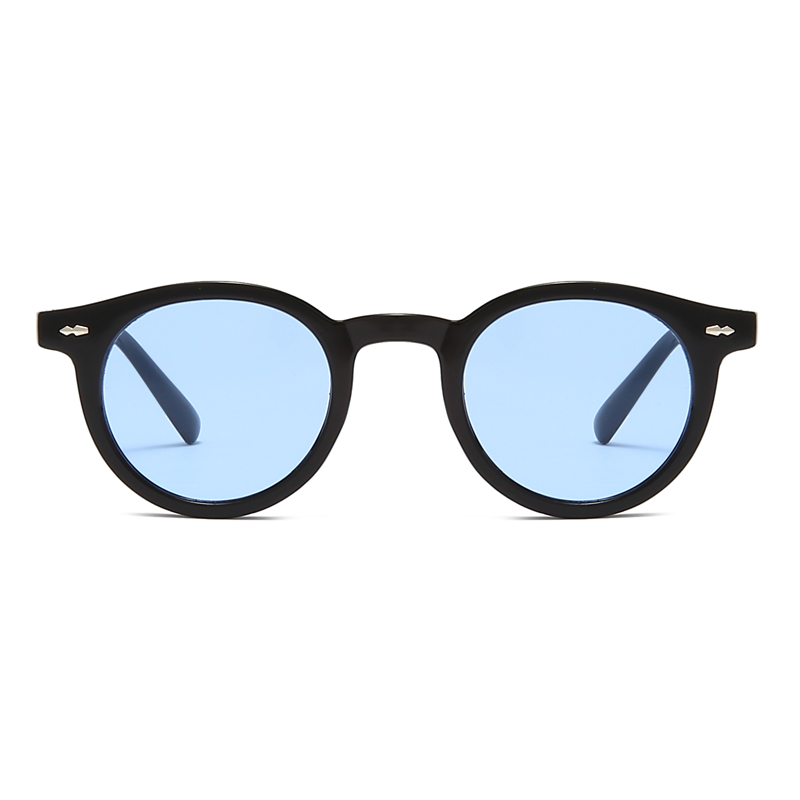 Kacamata Hitam Bulat Kecil Bar - Vintage Fashion Glasses ulasan dan harga