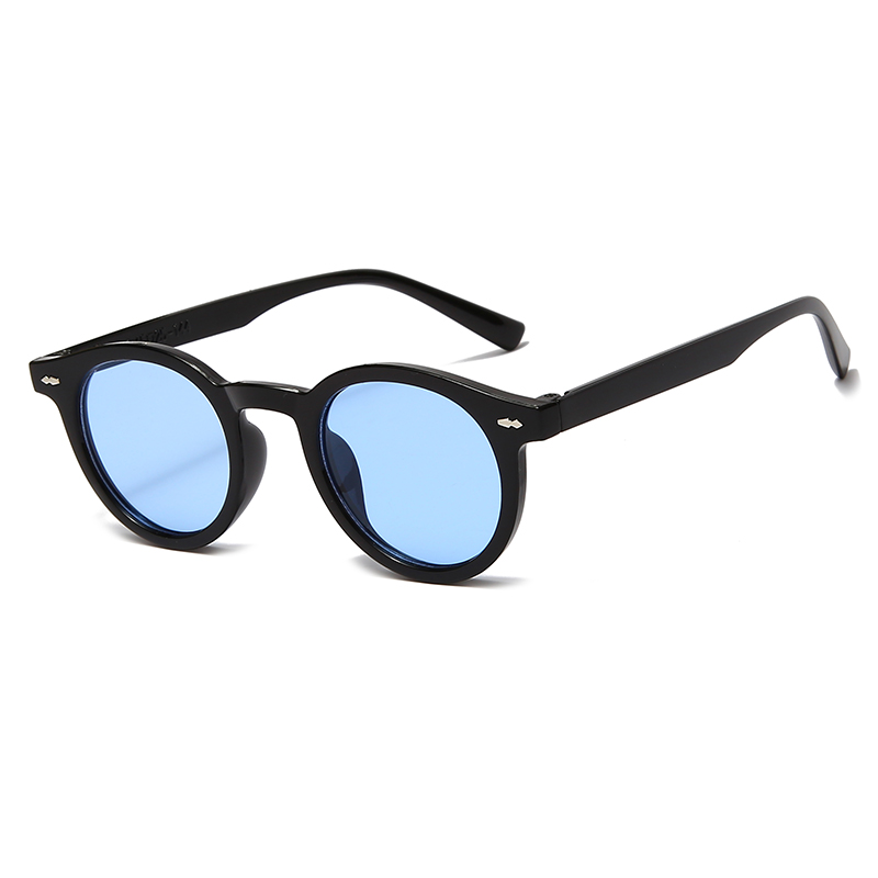 Kacamata Hitam Bulat Kecil Bar - Vintage Fashion Glasses ulasan dan harga