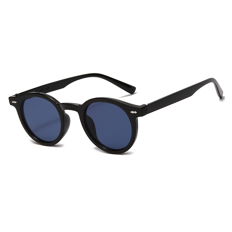 Kacamata Hitam Bulat Kecil Bar - Vintage Fashion Glasses ulasan dan harga