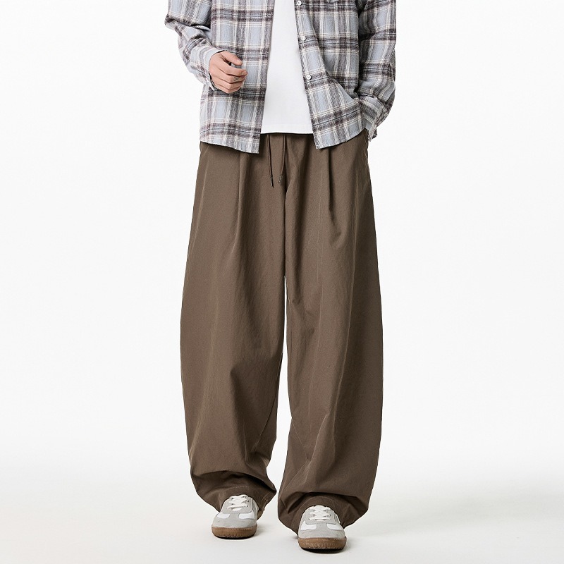 Celana Panjang Pria Musim Semi - Wide Leg Trouser 70S ulasan dan harga