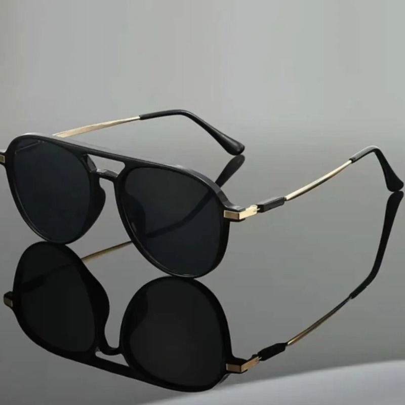 1 Buah Kacamata Hitam Pilot An - Vintage Fashion Glasses ulasan dan harga
