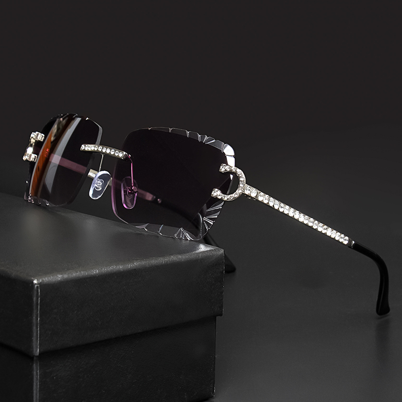 Kacamata Hitam Persegi Tanpa B - Vintage Fashion Glasses ulasan dan harga