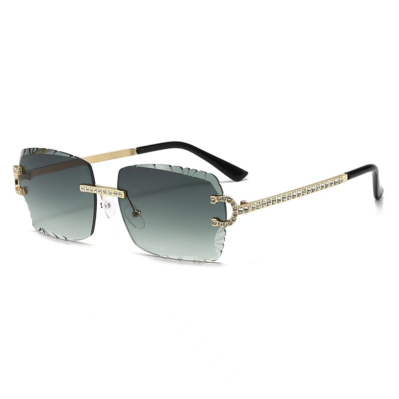 Kacamata Hitam Persegi Tanpa B - Vintage Fashion Glasses ulasan dan harga