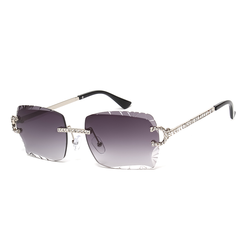Kacamata Hitam Persegi Tanpa B - Vintage Fashion Glasses ulasan dan harga